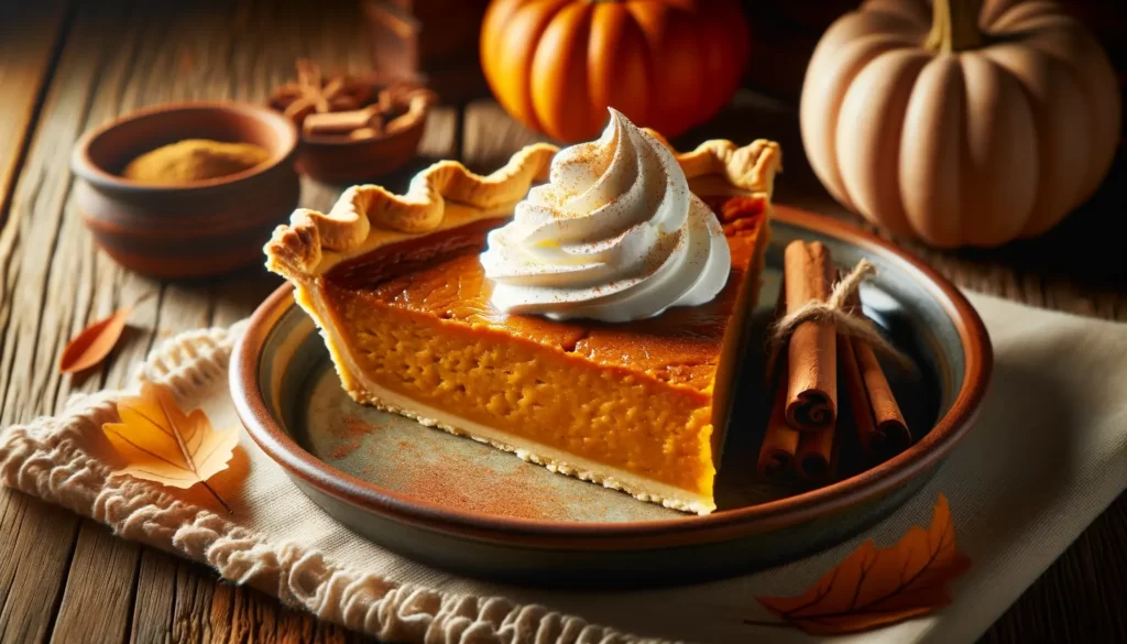 pepper-infused pumpkin pie