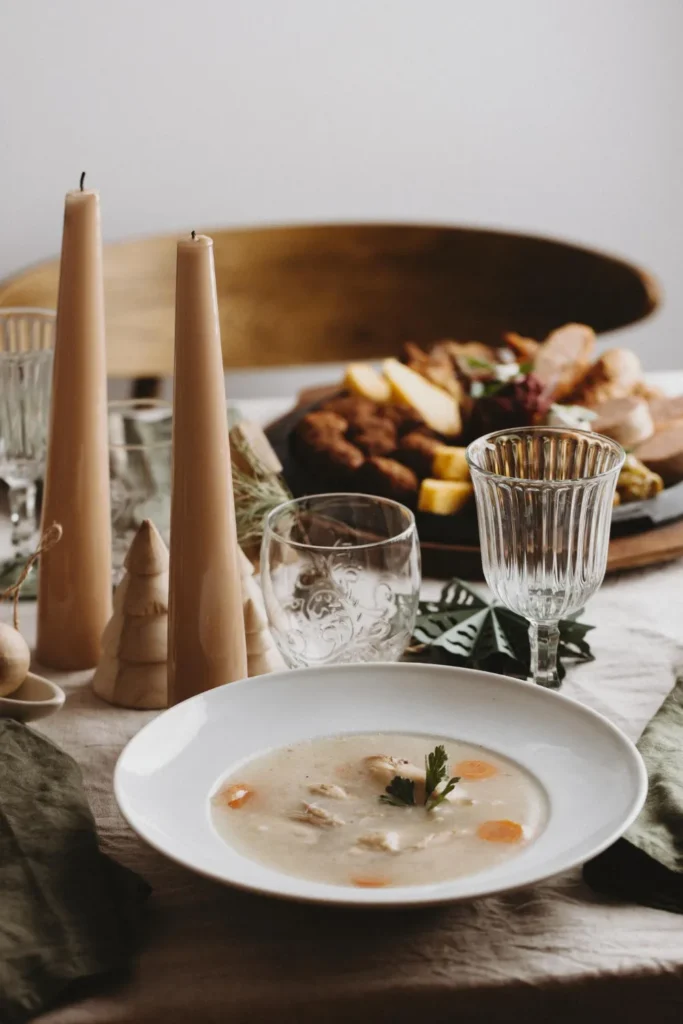 family table memories with candles