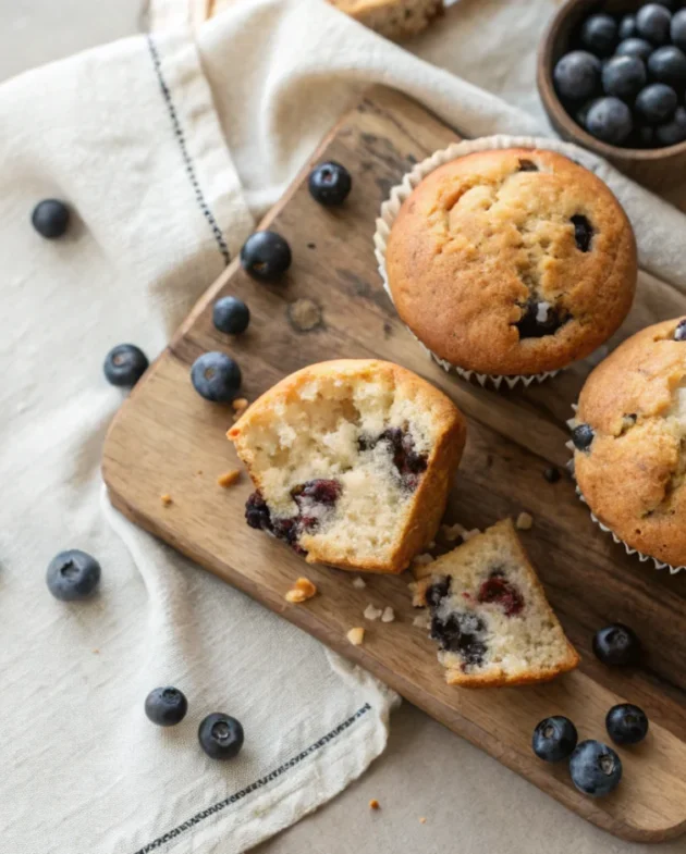 A batch of golden-brown homemade muffin recipe fresh from the oven, with a perfect domed top.