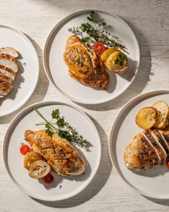 A beautifully seared boneless chicken breast recipe resting in a fragrant sage and white wine pan sauce.