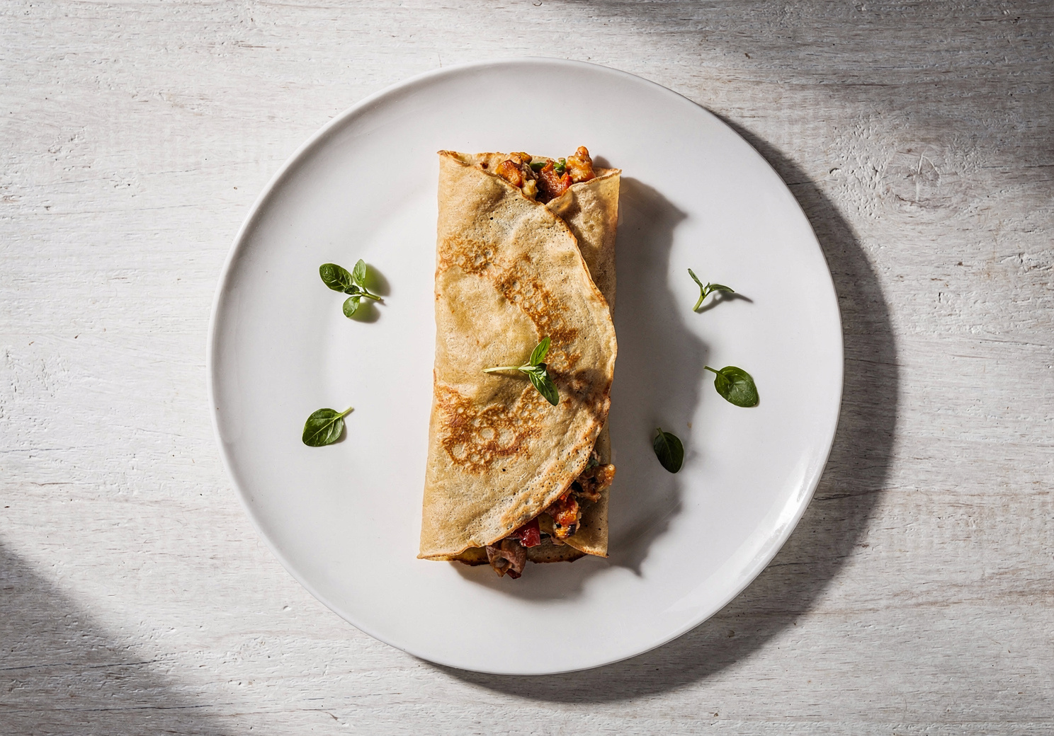 Savory Crepe Recipe with Ham, Gruyère, and Béchamel - GourmetPair